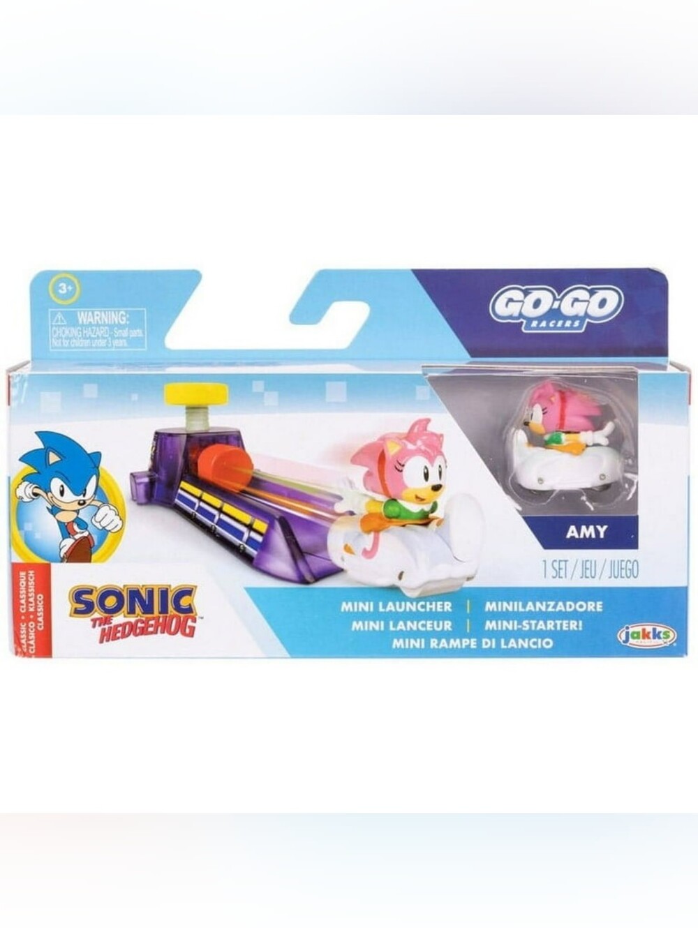 Sonic The Hedgehog Go Go Racers Classic Amy Mini Launchers
